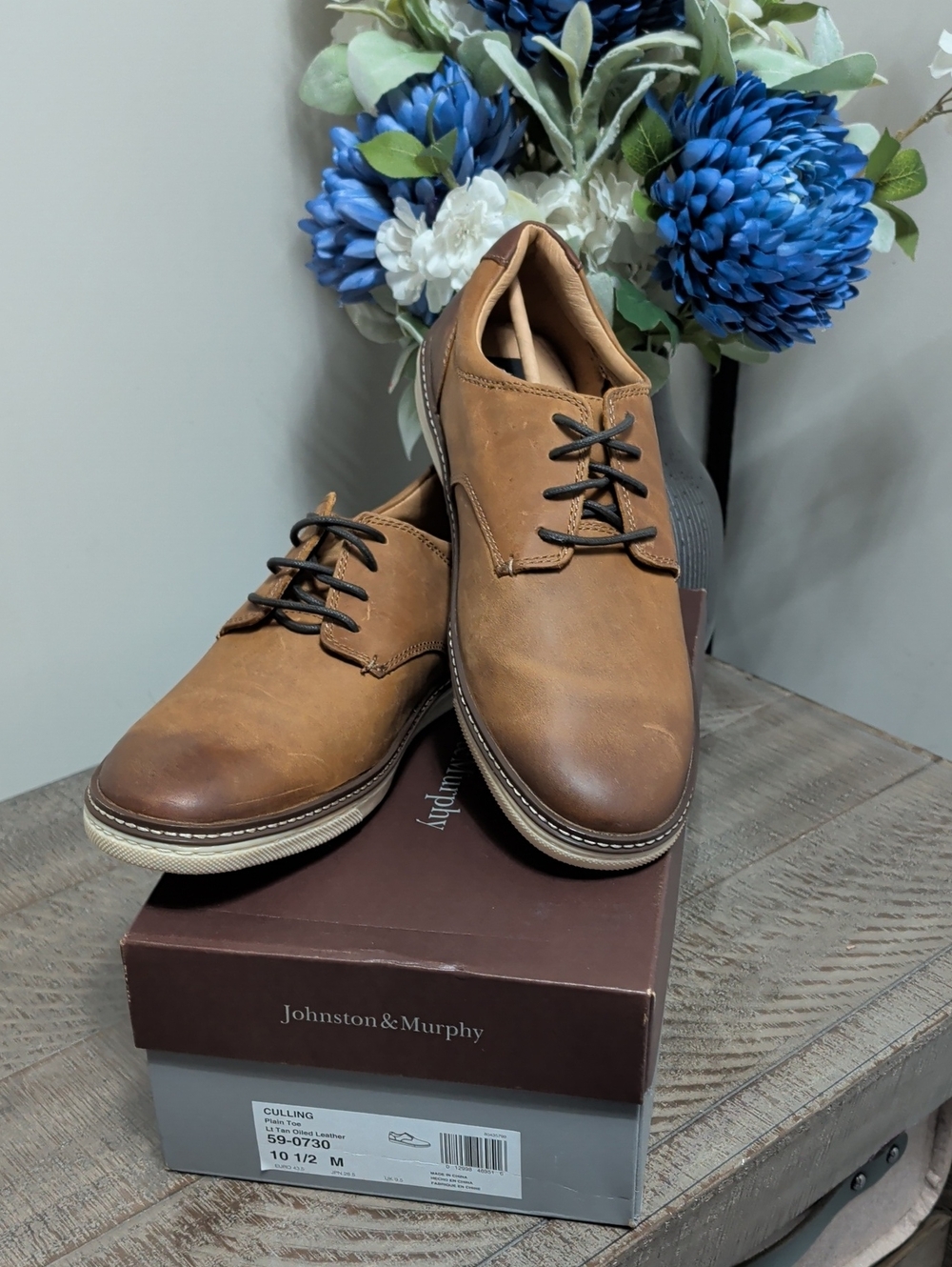 Culling Plain Toe Derby Casual Shoe, NWB